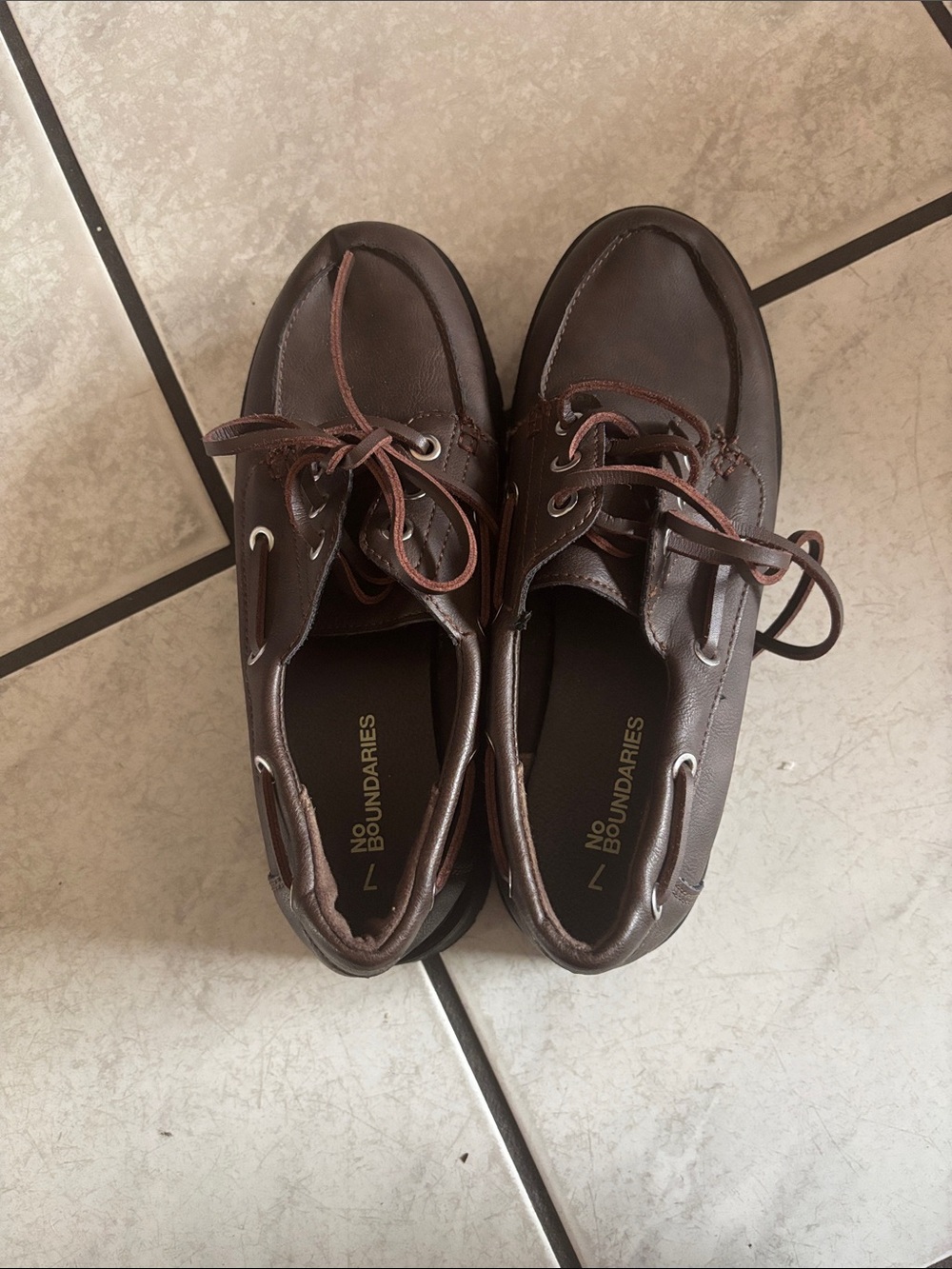 No Boundaries Women’s Brown Boat Shoes